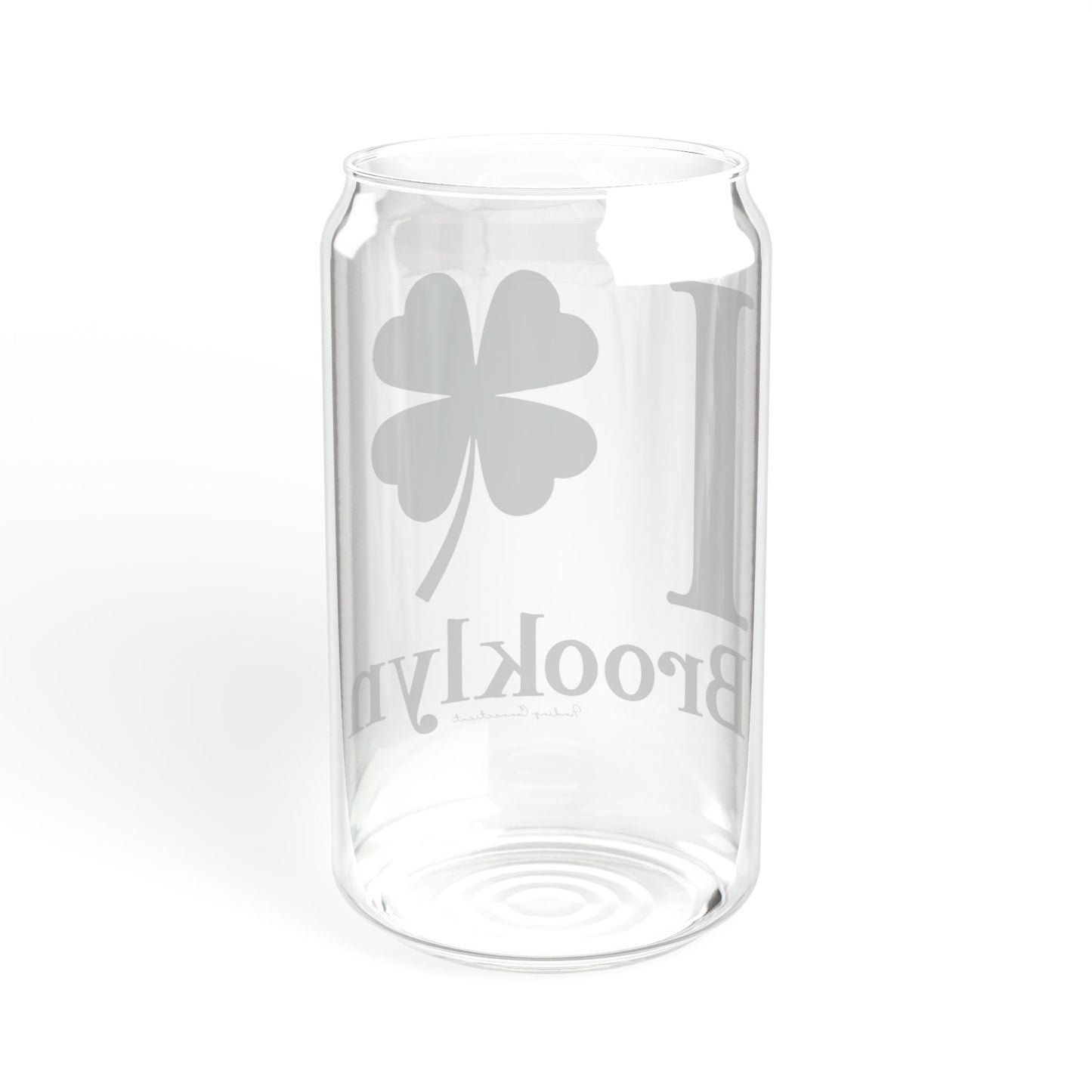 I Clover Brooklyn Sipper Glass, 16oz