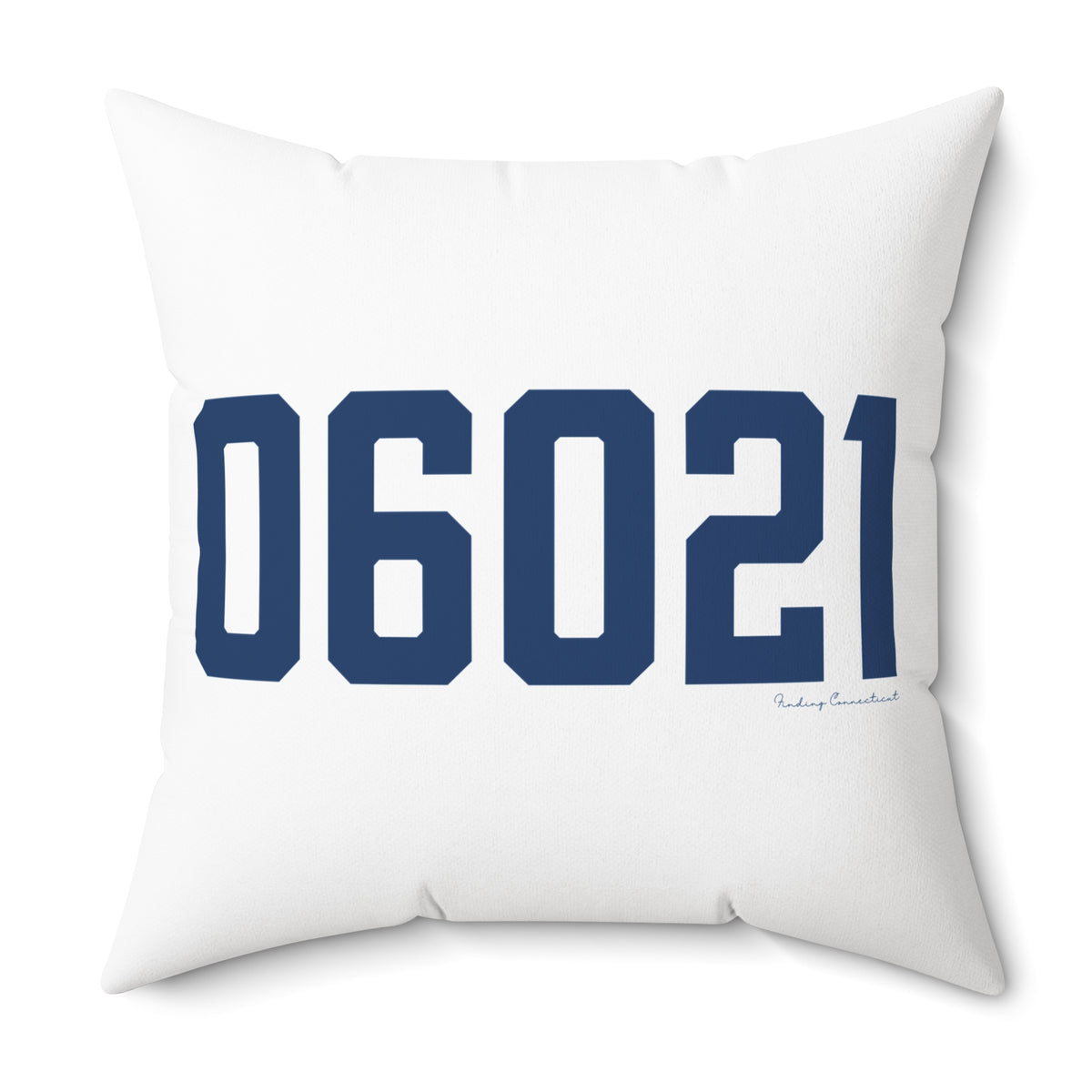 06021 Colebrook Connecticut Zip Code Polyester Square Pillow