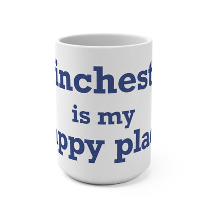 Winchester is My Happy Place Mug 15oz