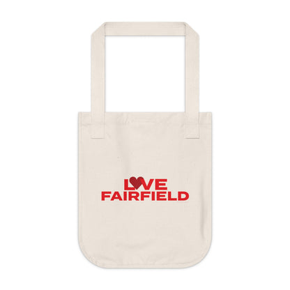 Love Fairfield  Organic Canvas Tote Bag
