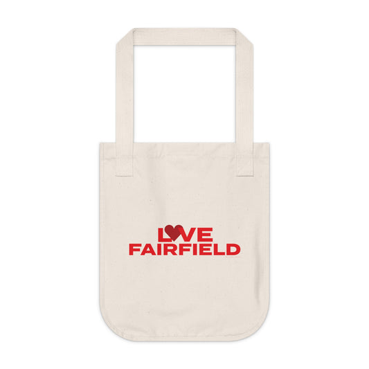 Love Fairfield  Organic Canvas Tote Bag