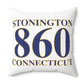 Stonington 860 Connecticut Polyester Square Pillow