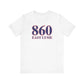860 East Lyme Red White & Blue Unisex Jersey Short Sleeve T-Shirt