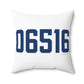 06516 West Haven Connecticut Zip Code Polyester Square Pillow