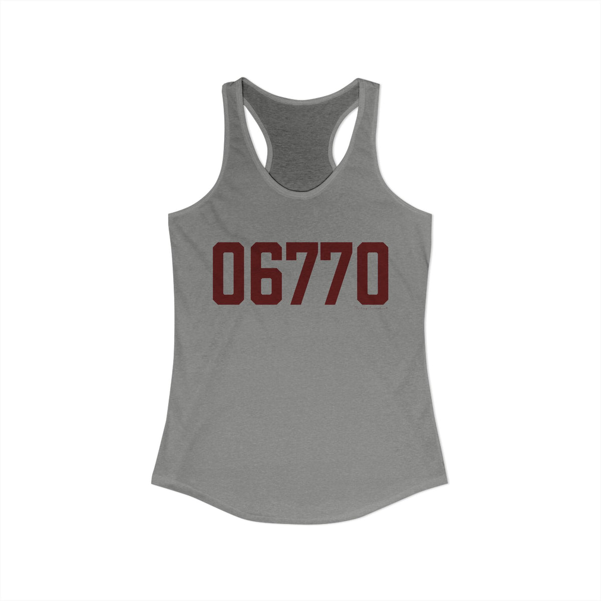 06770 Naugatuck Connecticut Zip Code Women's Ideal Racerback Tank Top