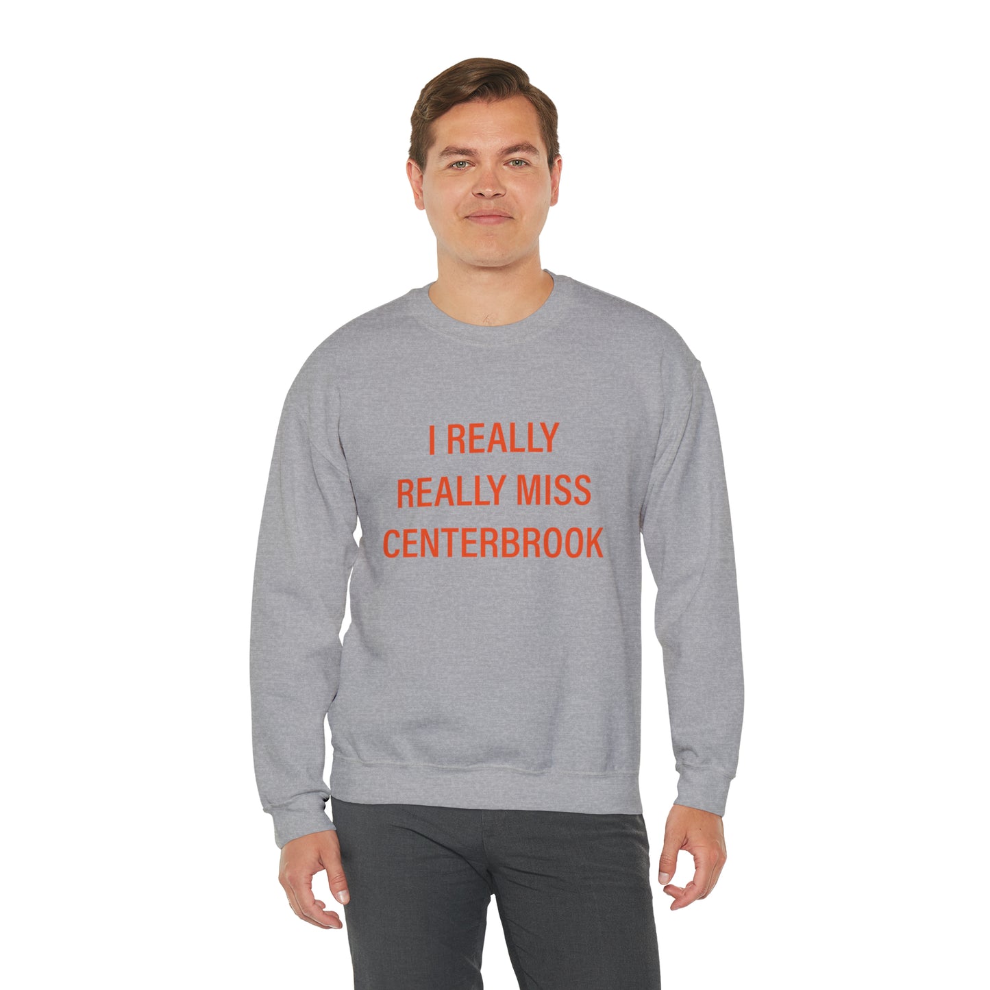 I Really Really Miss Centerbrook Unisex Heavy Blend™ Crewneck Sweatshirt (orange)