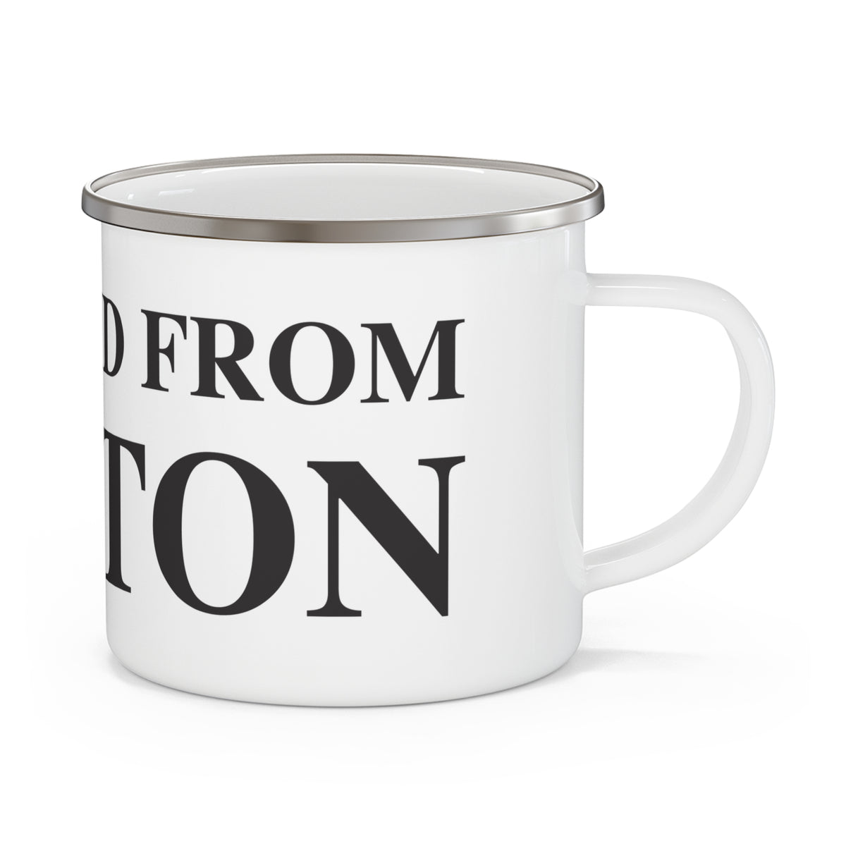 Just a kid from Groton Enamel Camping Mug