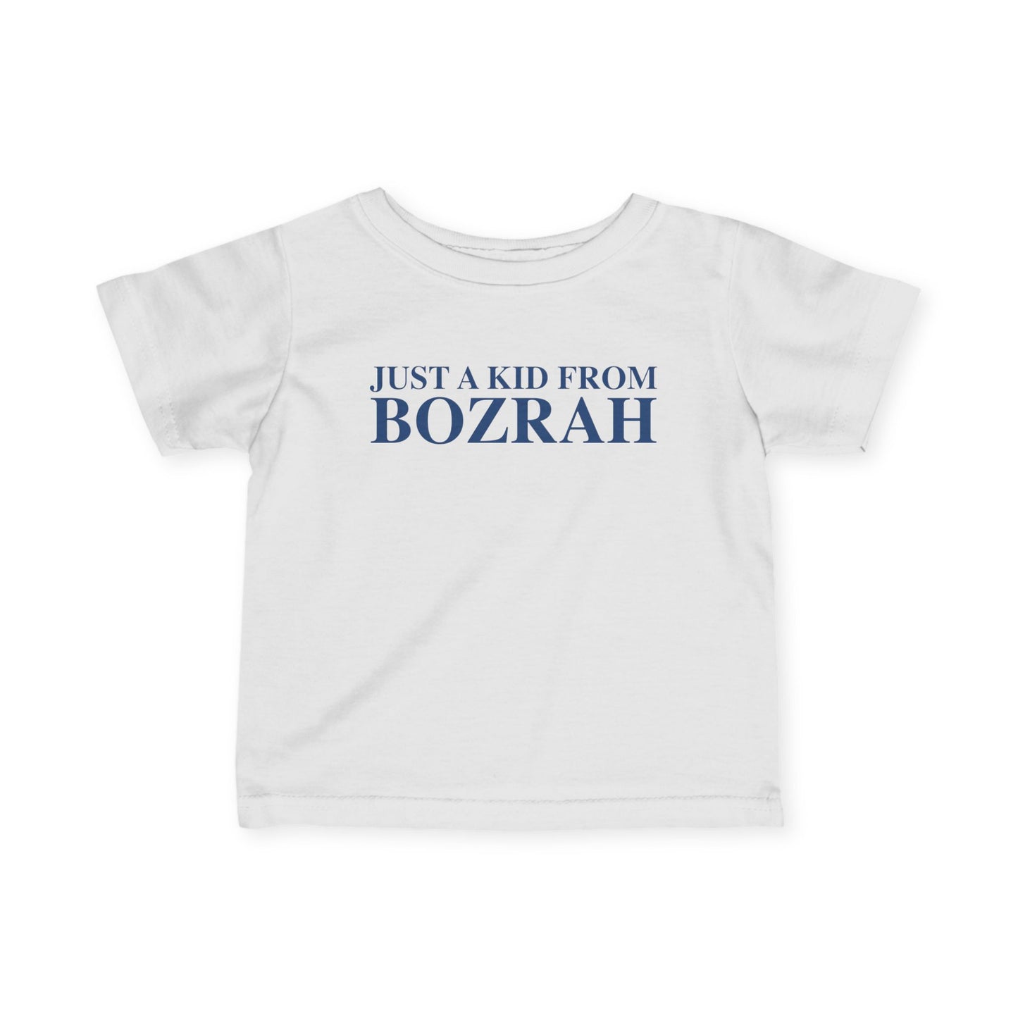 Just a kid from Bozrah Infant Fine Jersey T-Shirt