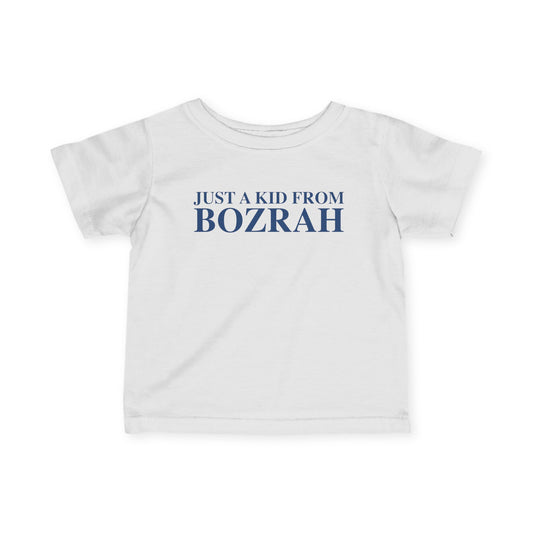 Just a kid from Bozrah Infant Fine Jersey T-Shirt