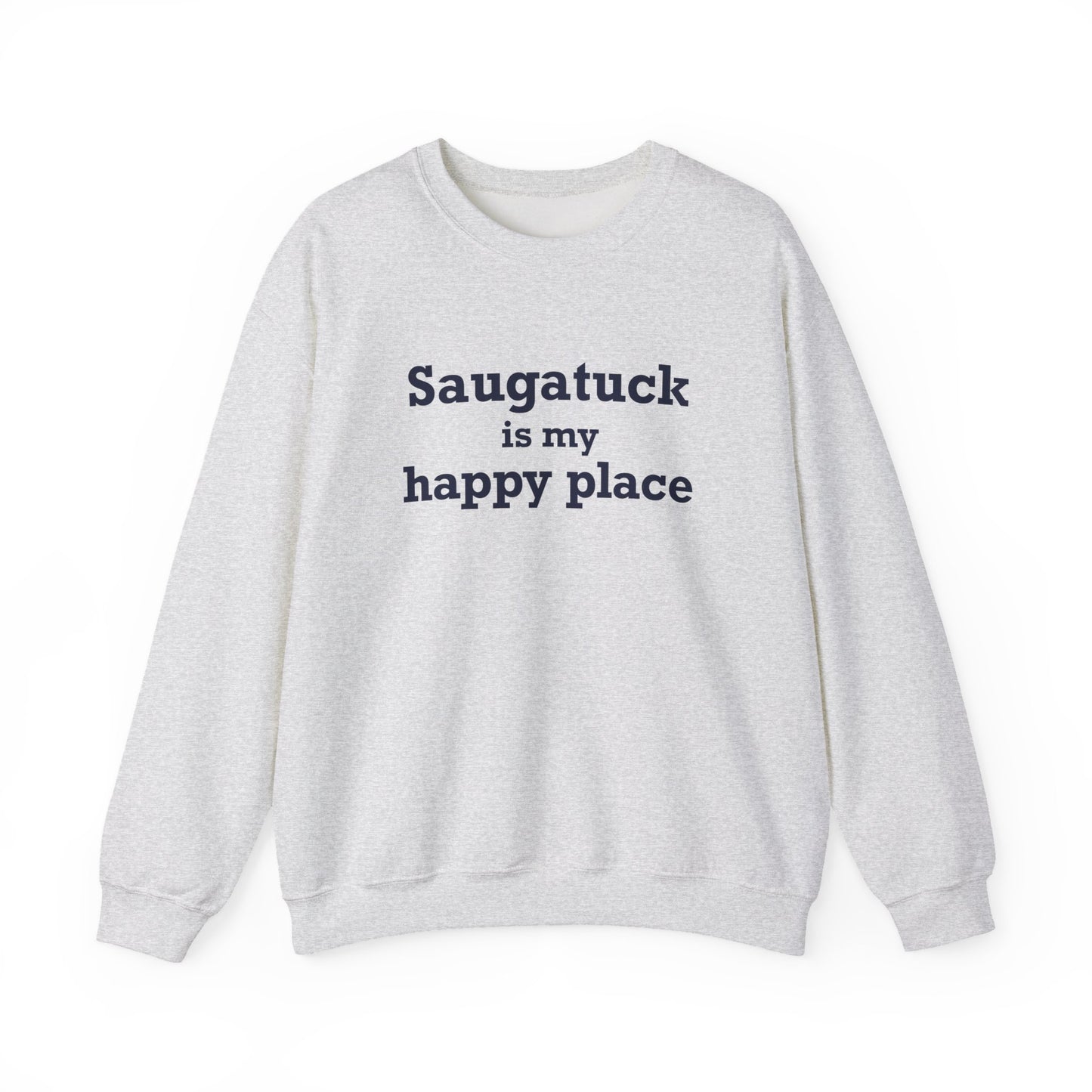 Saugatuck Is My Happy Place Unisex Heavy Blend™ Crewneck Sweatshirt