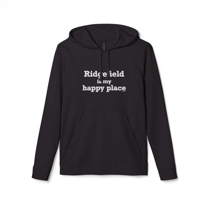 Ridgefield Is My Happy Place adidas Unisex Fleece Hoodie