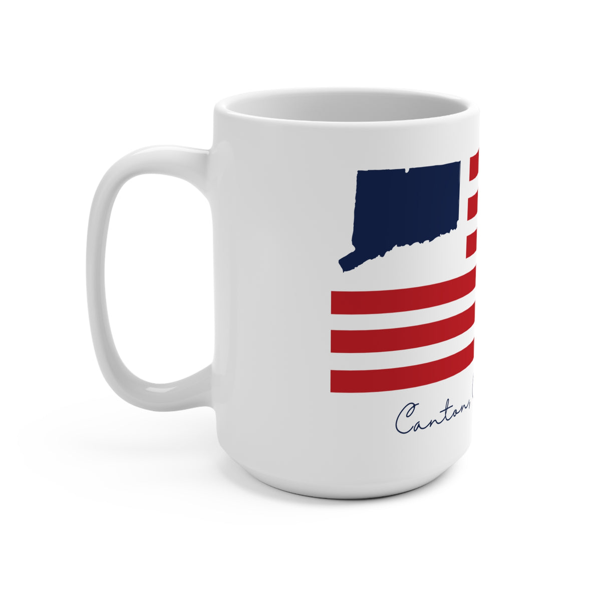 Canton Connecticut Flag Mug 15oz
