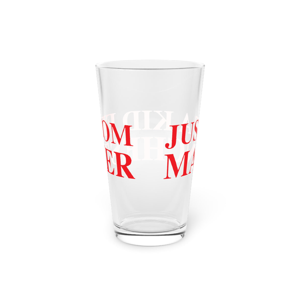 Just a kid from Manchester Pint Glass, 16oz