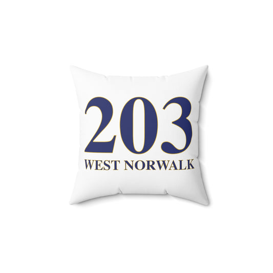 203 West Norwalk Spun Polyester Square Pillow