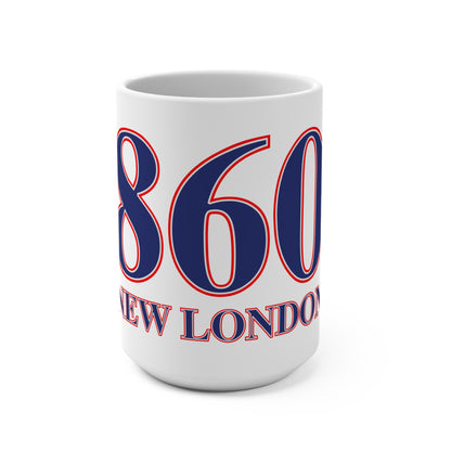860 New London Red, White & Blue Mug 15oz
