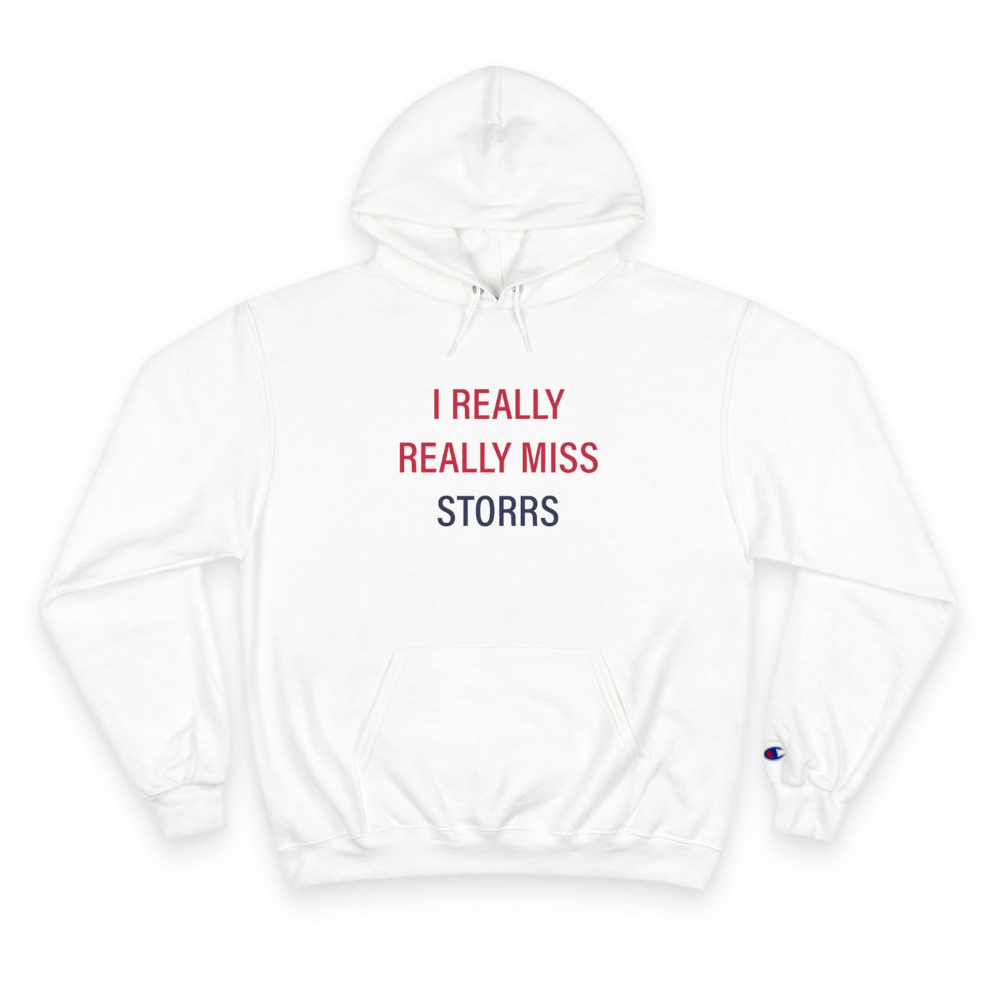 I Really Really Miss Storrs Champion Hoodie