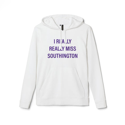 I Really Really Miss Southington adidas Unisex Fleece Hoodie