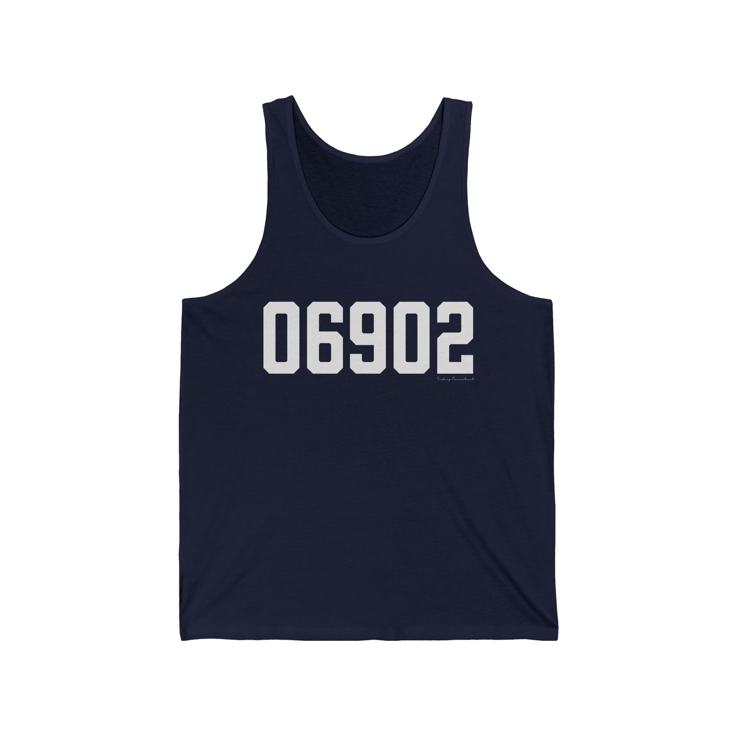 06902 Stamford CT Zip Code Unisex Jersey Tank Top Shirt