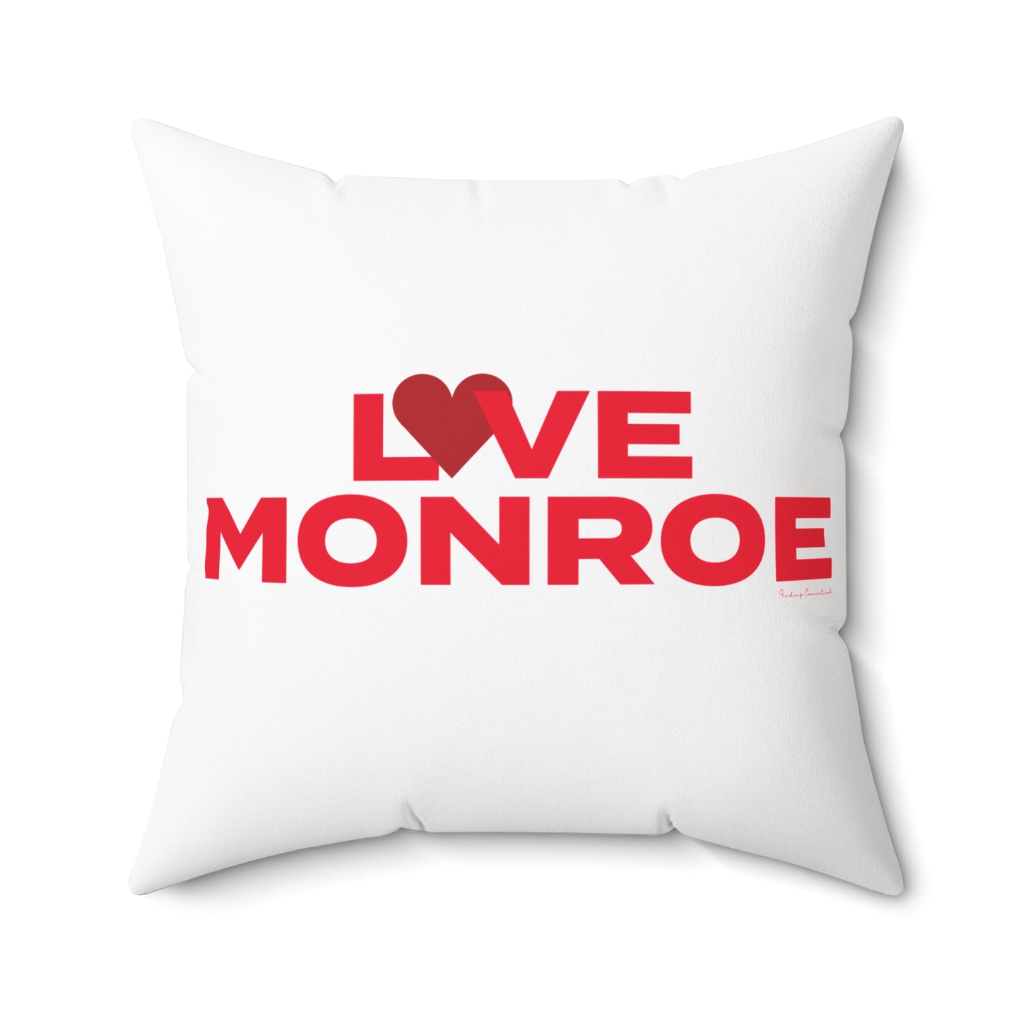 Love Monroe Spun Polyester Square Pillow