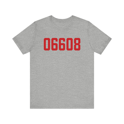06608 Bridgeport Connecticut Zip Code Unisex Jersey Short Sleeve T-Shirt