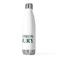 Just a kid from Cranbury 20oz Insulated Bottle