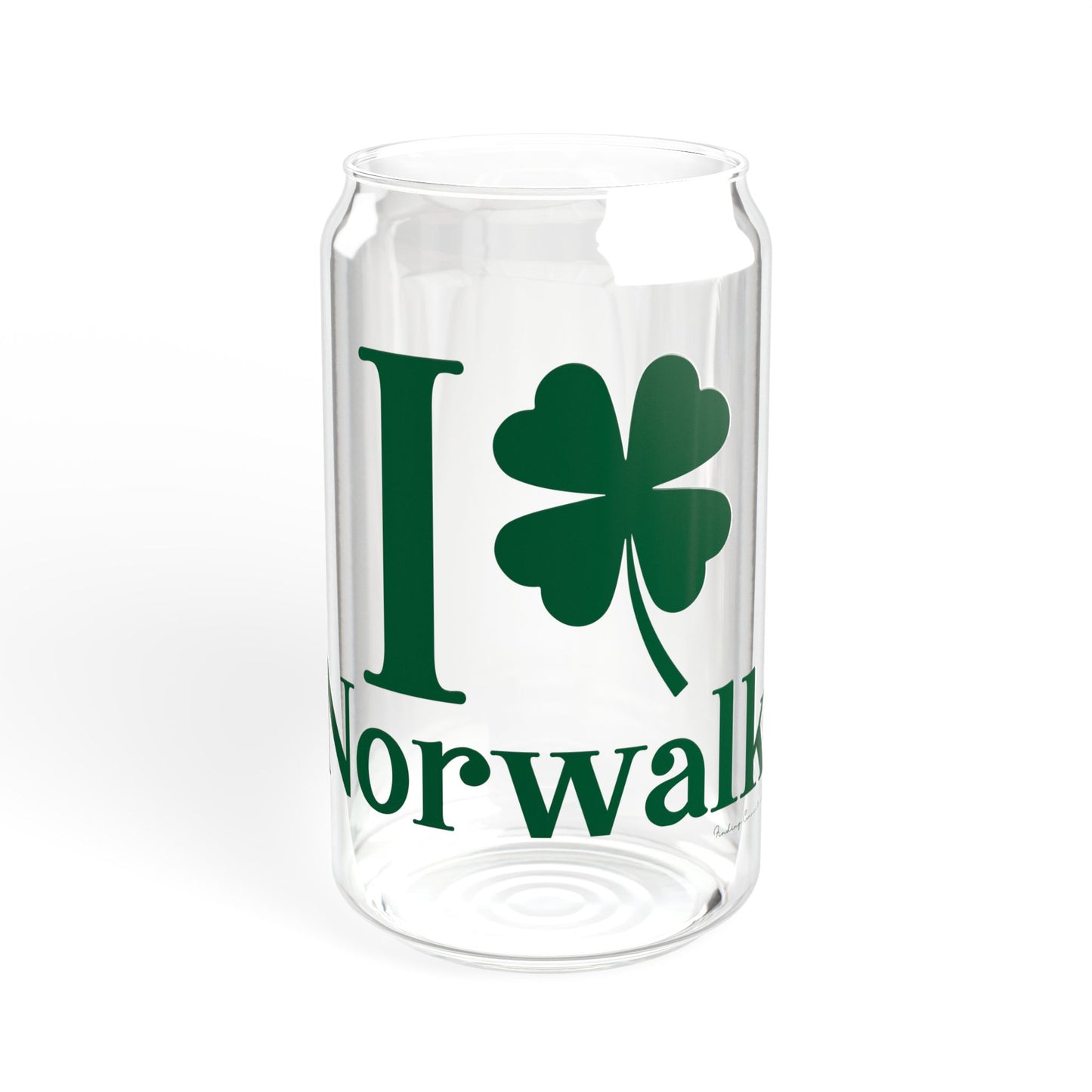 I Clover Norwalk Sipper Glass, 16oz
