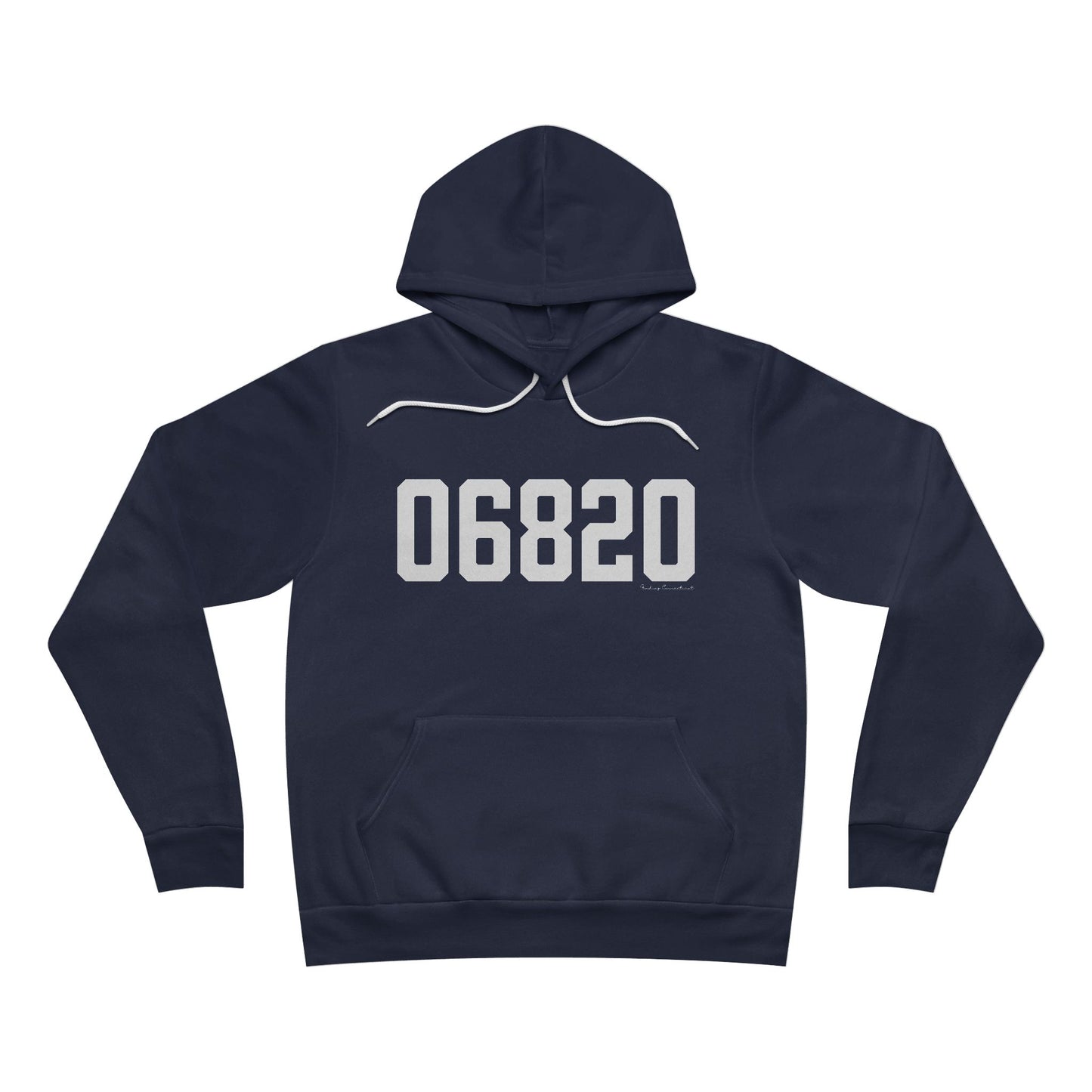 06820 - Darien CT Zip Code Unisex Sponge Fleece Pullover Hoodie