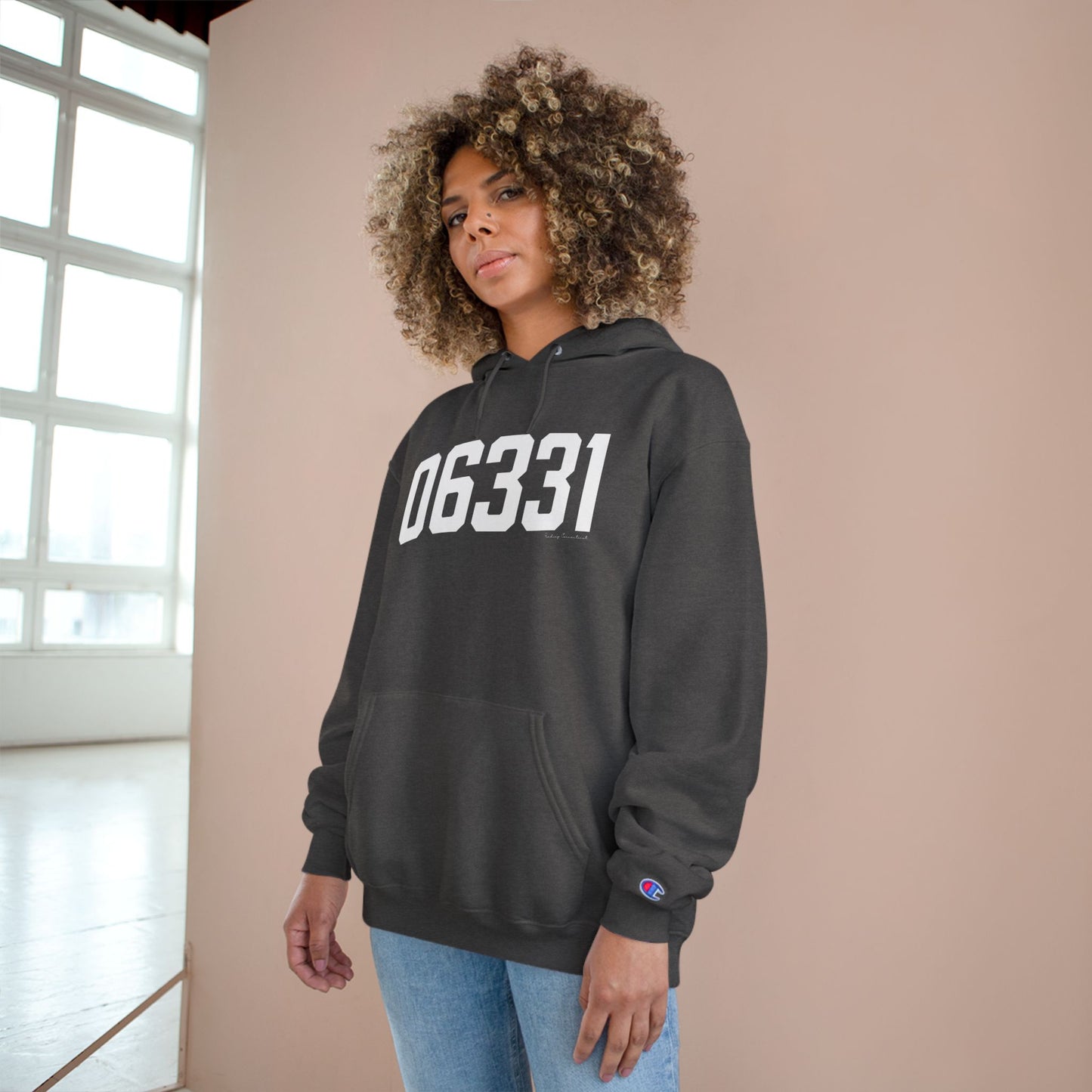 06331 Canterbury CT Zip Code Champion Hoodie