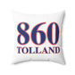 860 Union Red, White & Blue Spun Polyester Square Pillow