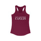 Just a kid from Canaan Women's Ideal Racerback Tank