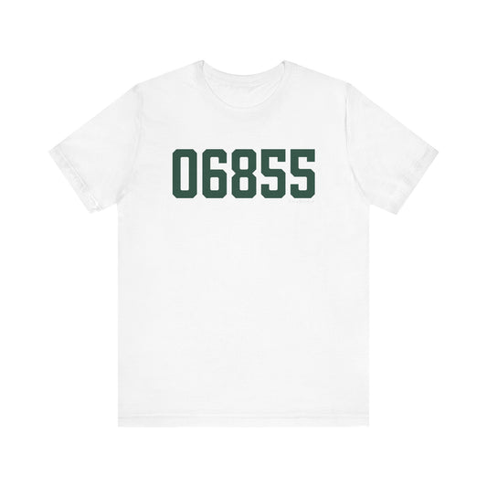 06855 Norwalk Connecticut Zip Code Unisex Jersey Short Sleeve T-Shirt