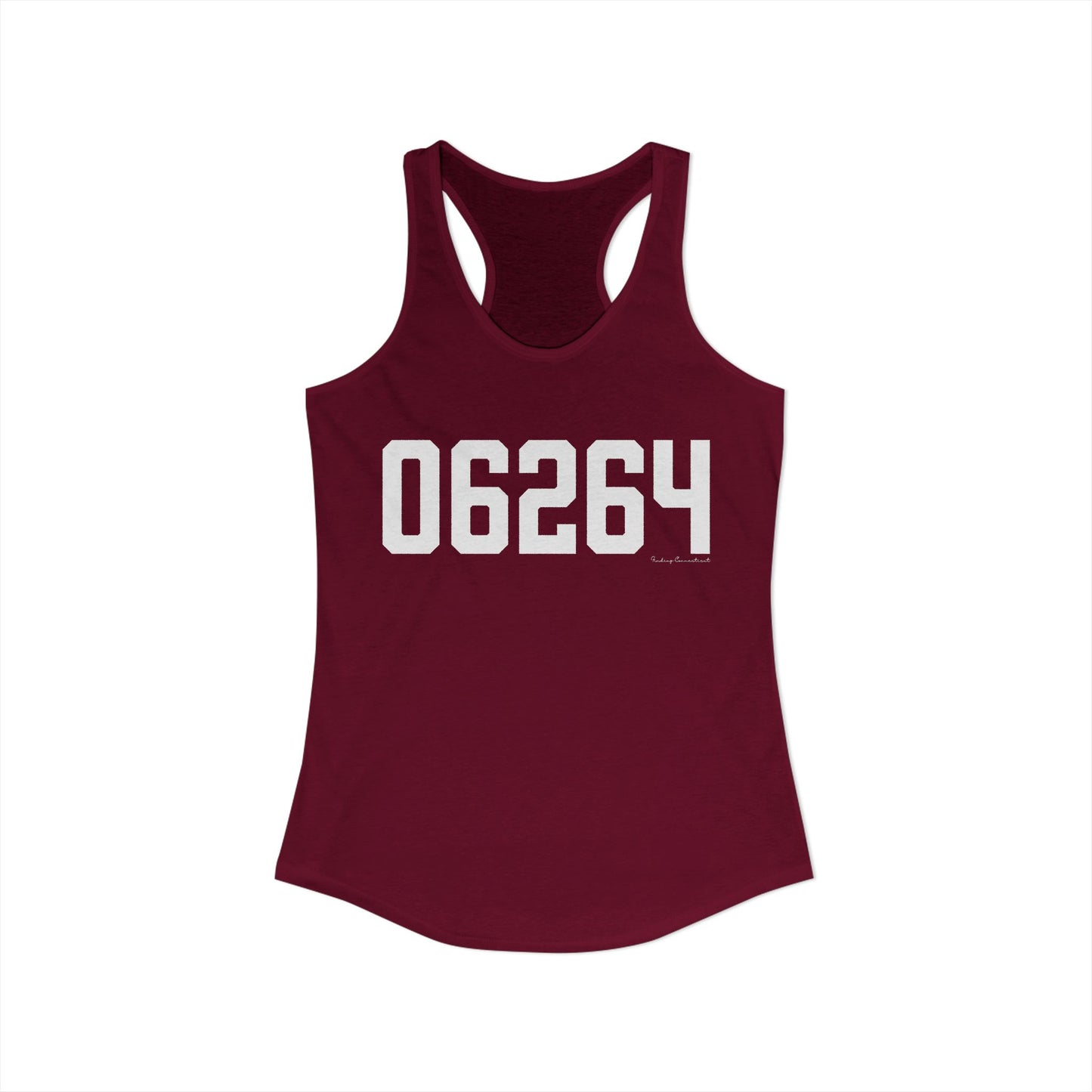 06264 Scotland CT Zip Code Women's Ideal Racerback Tank Top