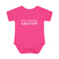 Just a kid from Groton Infant Baby Rib Bodysuit