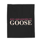 Copy of Just a kid listening to Goose  - Peach & Pink Velveteen Plush Blanket