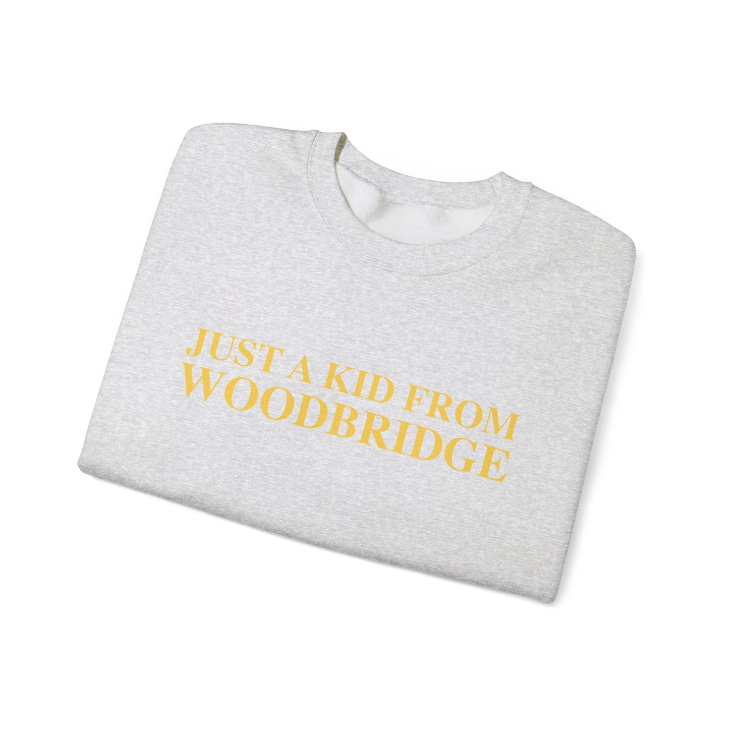 Just a kid from Woodbridge Unisex Heavy Blend™ Crewneck Sweatshirt