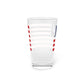 Killingly Connecticut Flag Pint Glass, 16oz