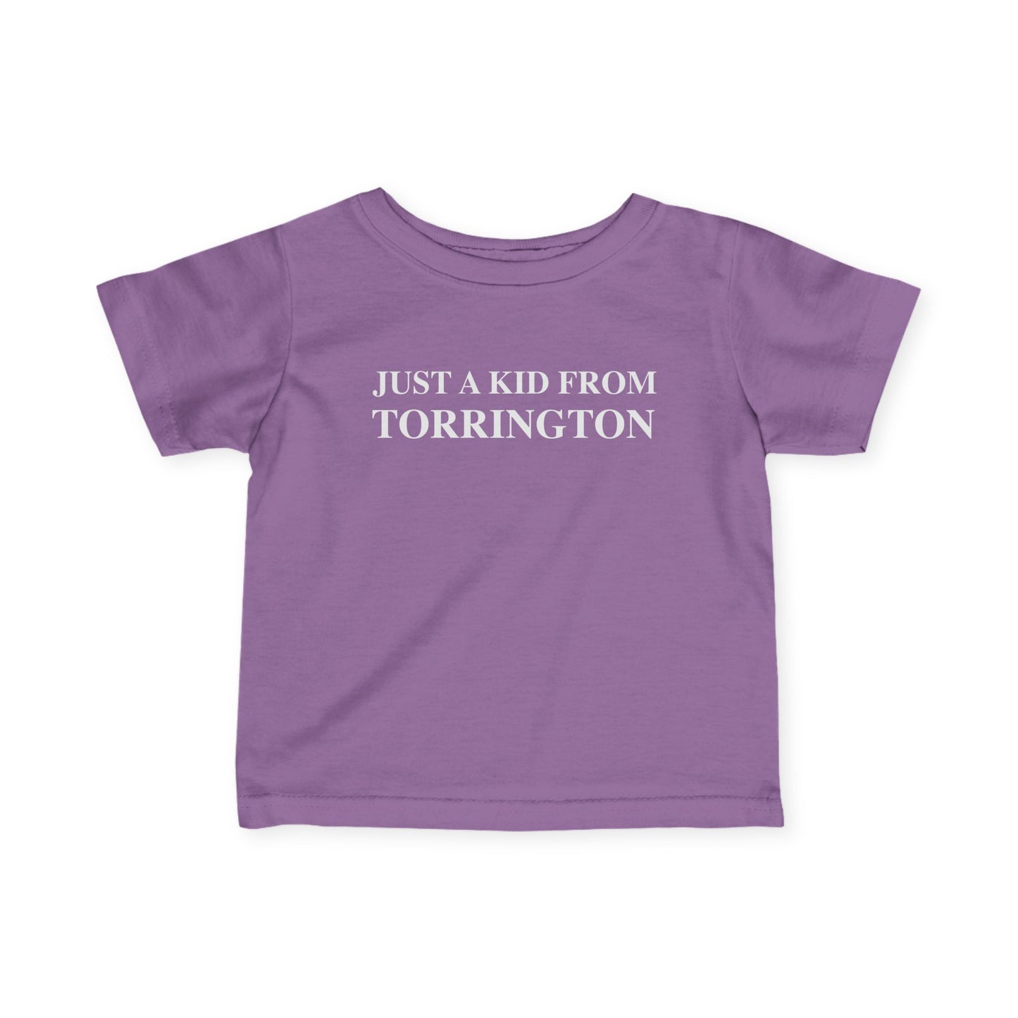 Just a kid from Torrington Infant Fine Jersey T-Shirt