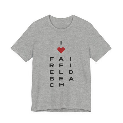 Fairfield Beach Vision Unisex Jersey Short Sleeve T-Shirt