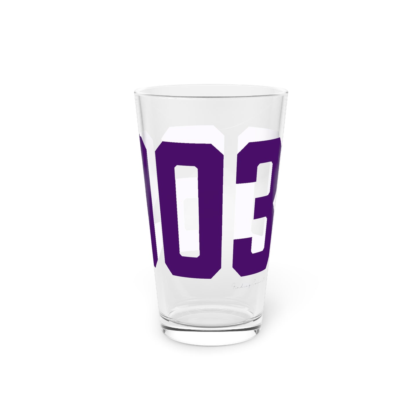 06903 Stamford Connecticut Zip Code Pint Glass, 16oz