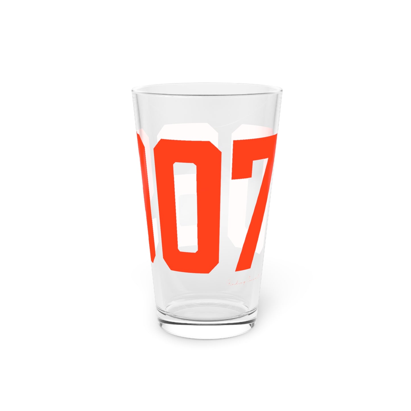 06907 Stamford Connecticut Zip Code Pint Glass, 16oz