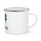 I Clover Durham Enamel Camping Mug