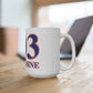 203 Silvermine Red, White & Blue Mug 15oz