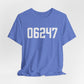 06247 Hampton CT Zip Code Unisex Jersey Short Sleeve T-Shirt