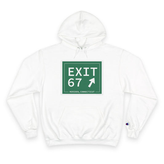 Vintage Exit 67 WCP Sign Champion Hoodie