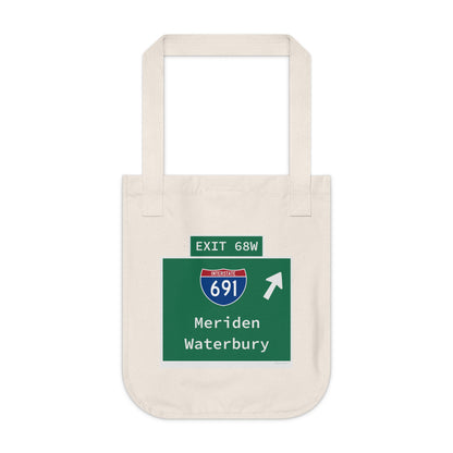 Vintage WCP Exit 68W Organic Canvas Tote Bag