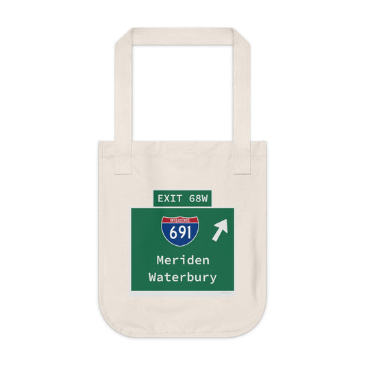 Vintage WCP Exit 68W Organic Canvas Tote Bag
