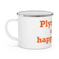 Plymouth is My Happy Place  Enamel Camping Mug