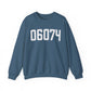06074 - South Windsor CT Zip Code  Unisex Heavy Blend™ Crewneck Sweatshirt