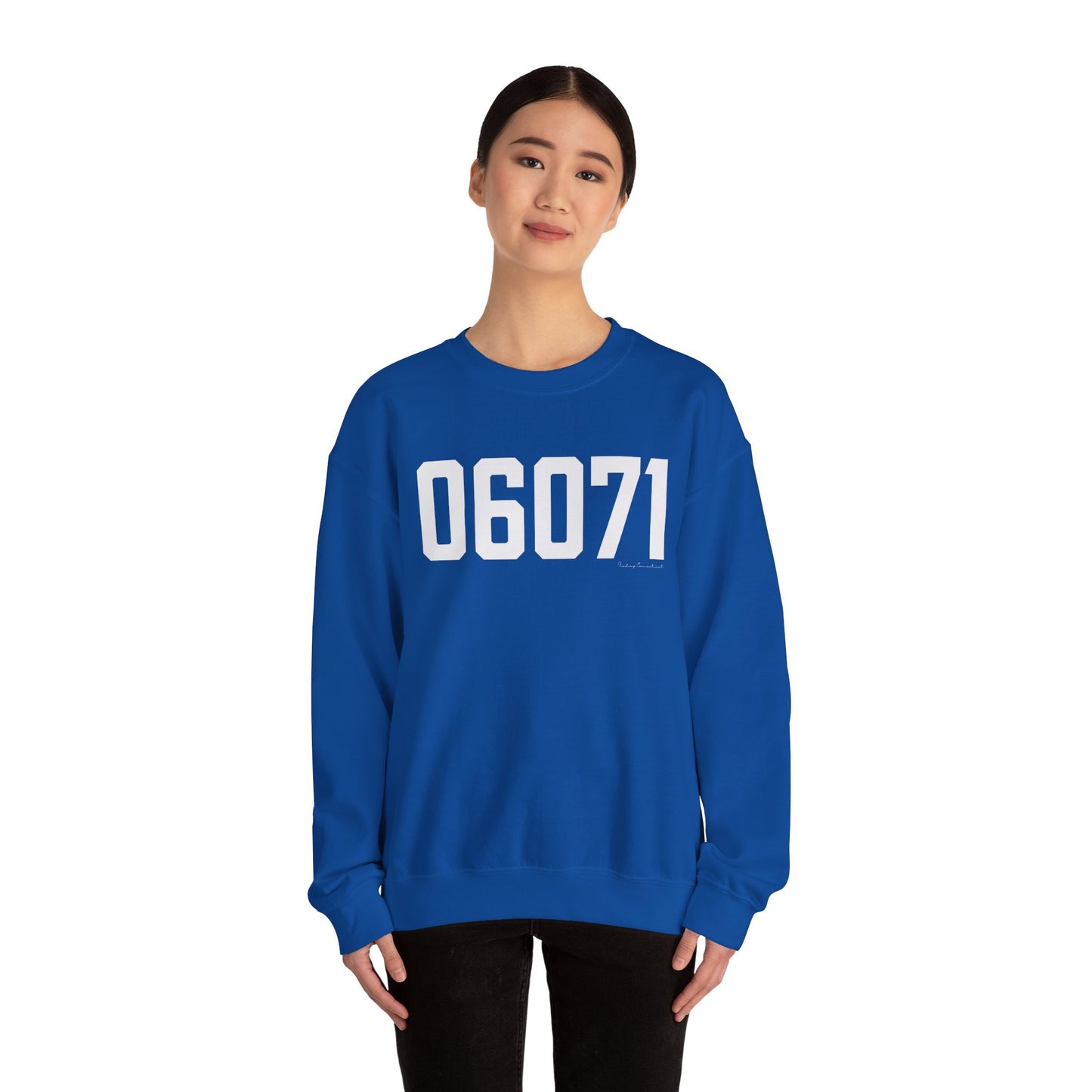 06071 Somers CT Zip Code Unisex Heavy Blend™ Crewneck Sweatshirt