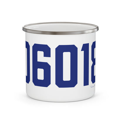 06018 North Canaan Connecticut Zip Code Enamel Camping Mug